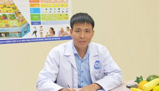 BS, TS Nguyễn Trọng Hưng, Phó Trưởng khoa Dinh dưỡng và tiết chế lâm sàng, Bệnh viện Nội tiết Trung ương.