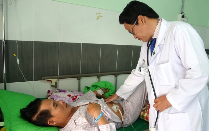 Người bệnh T. qua cơn nguy kịch và tiếp tục được theo dõi tại Bệnh viện Hoàn Mỹ Minh Hải.