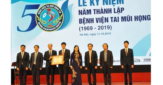 Kỷ niệm 50 năm thành lập Bệnh viện Tai mũi họng Trung ương