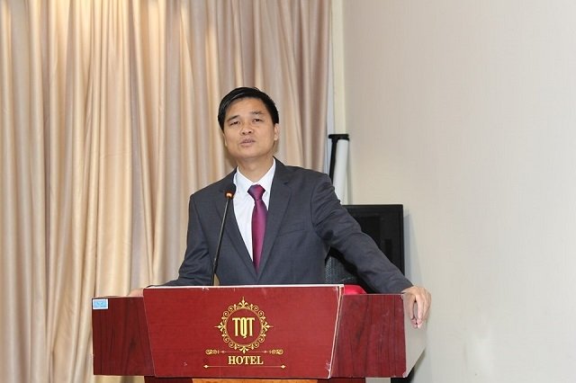Ông Ngọ Duy Hiểu, Phó Chủ tịch Tổng Liên đoàn Lao động Việt Nam phát biểu