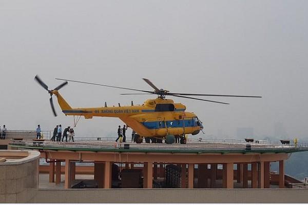 Đưa vào hoạt động sân bay trực thăng phục vụ cấp cứu