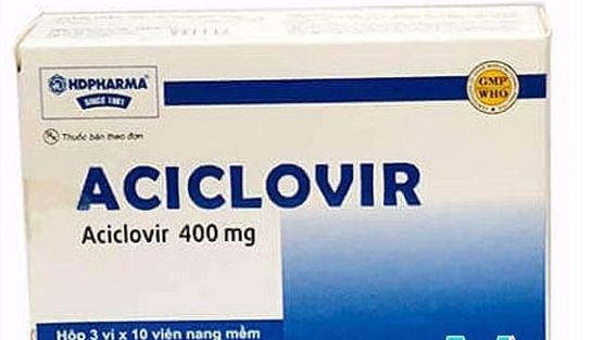 Thu hồi thuốc Aciclovir không đạt tiêu chuẩn chất lượng