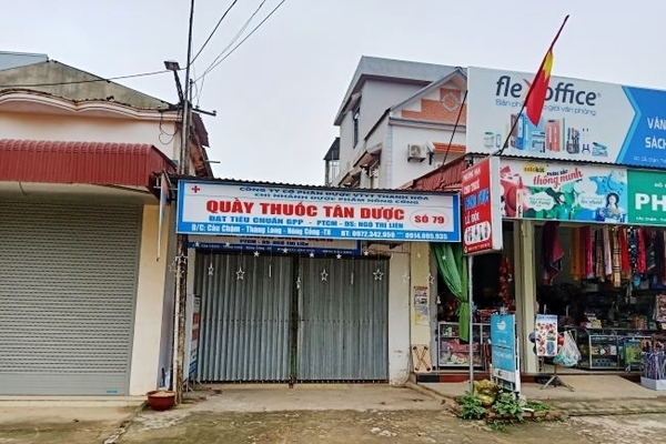 Quầy thuốc số 79, 1 trong 4 quầy thuốc bị thu hồi giấy phép