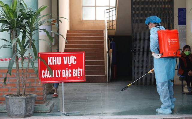 Quarantine area in Hanoi
