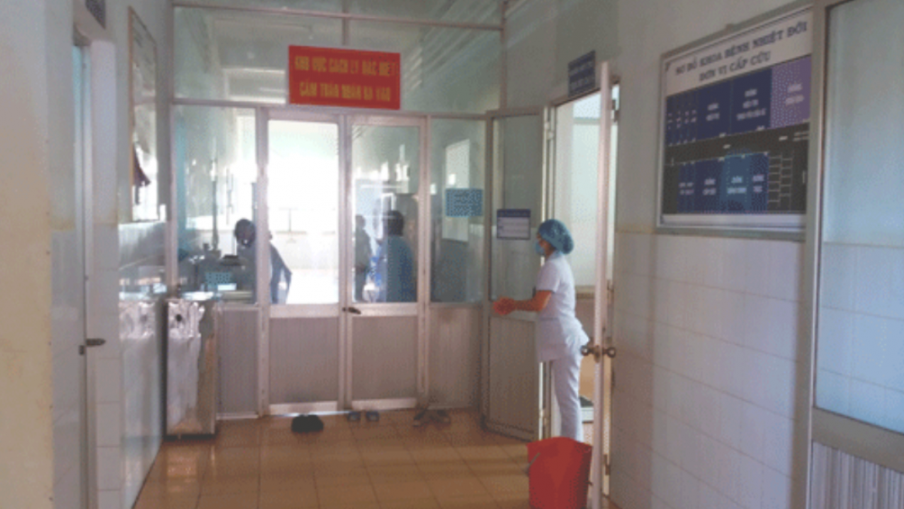 Khoa Bệnh nhiệt đới, Bệnh viện Đa khoa tỉnh Gia Lai nơi nam thanh niên người Quảng Trị trốn khi bị cách ly dịch tễ.