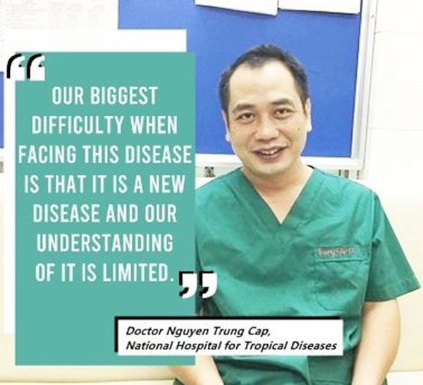 Doctor Nguyen Trung Cap, head of the Emergency Department at the National Hospital for Tropical Diseases.