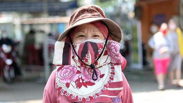 The diversity of face masks in Saigon