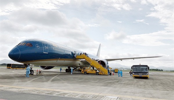 A Vietnam Airlines aircraft will bring Vietnamese citizens stranded in the US back home on May 7. — VNA/VNS Photo