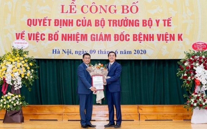 Bổ nhiệm PGS, TS Lê Văn Quảng làm Giám đốc Bệnh viện K.