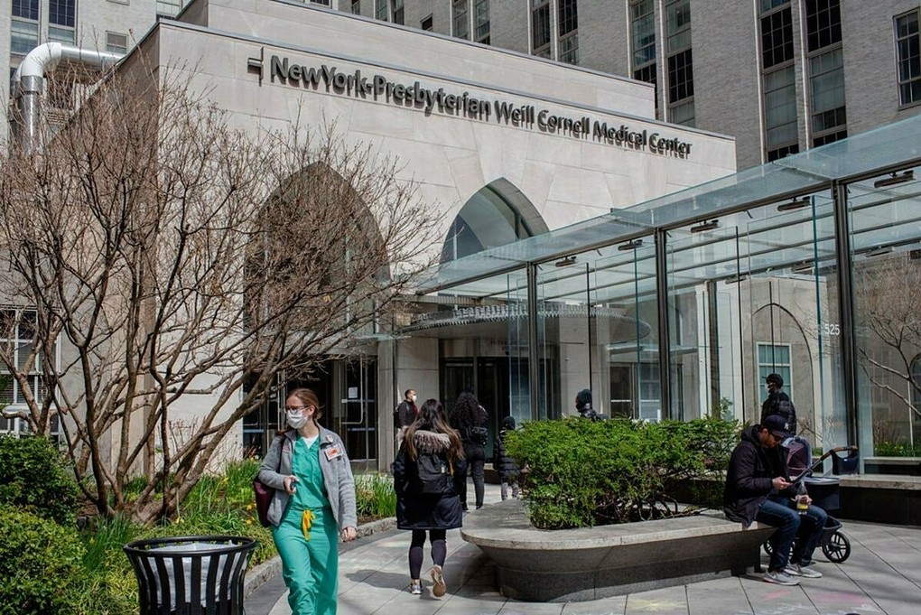 Khoảng 200 bệnh nhân Covid-19 đã tử vong tại bệnh viện NewYork-Presbyterian/ Trung tâm Y tế Weill Cornell. Ảnh: NY Times