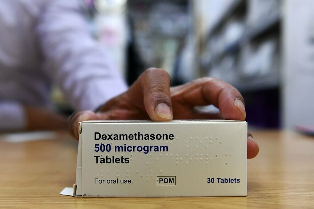 Một vỉ thuốc Dexamethasone, loại viên nén 500 microgram. Ảnh: Shutterstock