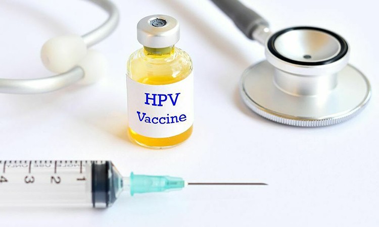 Vaccine HPV giúp phòng ung thư cổ tử cung và một số bệnh lý do virus human papillomavirus gây ra. Ảnh: Shutterstock.