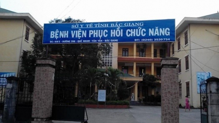 Bệnh viện Phục hồi chức năng Bắc Giang. Ảnh FB.