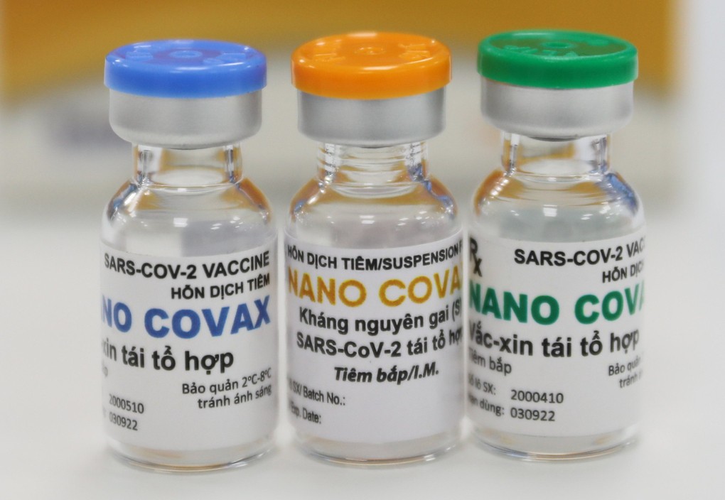 Vaccine thành phẩm của Nanogen có tên Nanocovax, chia thành ba hàm lượng gồm 25 mcg, 50 mcg và 75 mcg. Ảnh: Quỳnh Trần.