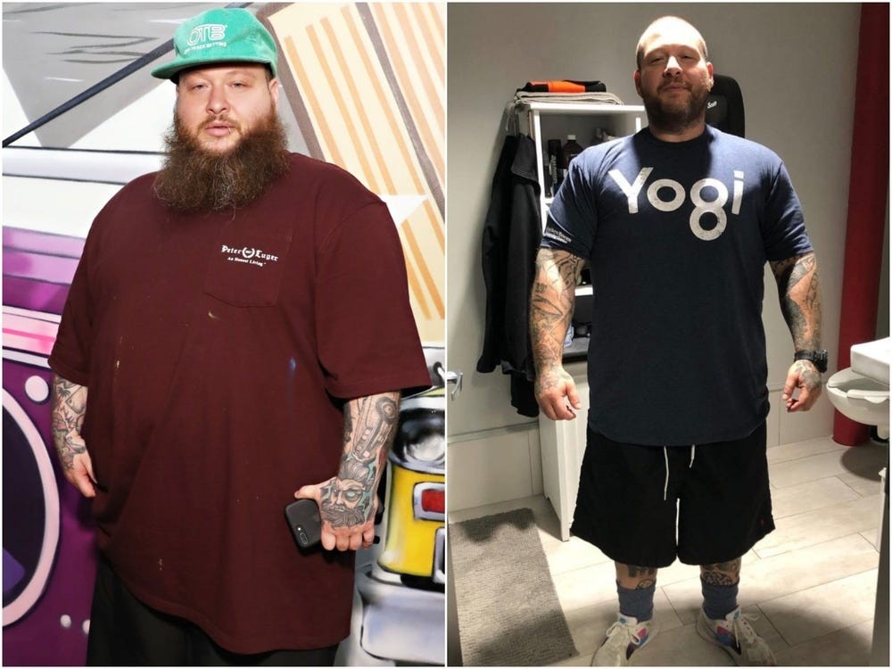 Action Bronson giảm 57 kg trong 9 tháng nhờ nỗ lực ăn kiêng và tập luyện. Ảnh: Insider