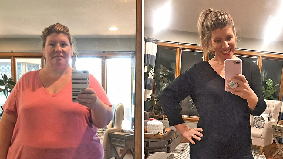Bà mẹ ba con giảm 94 kg