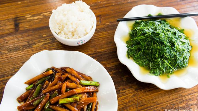 Đồ ăn ít thịt nhiều rau ở Trung Quốc xưa