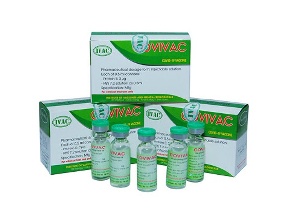 Vaccine Covivac của IVAC sản xuất. Ảnh: Xuân Ngọc.