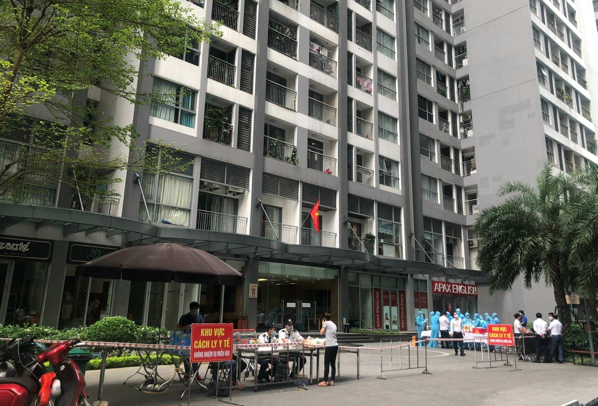 Park 11, Park Hill, Khu đô thị Times City sáng 23/5 - Ảnh: M.Nhân