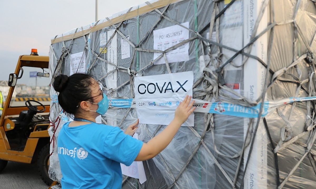 The Covax vaccines arrive in Hanoi, Vietnam, on May 16, 2021. Photo courtesy of UNICEF.