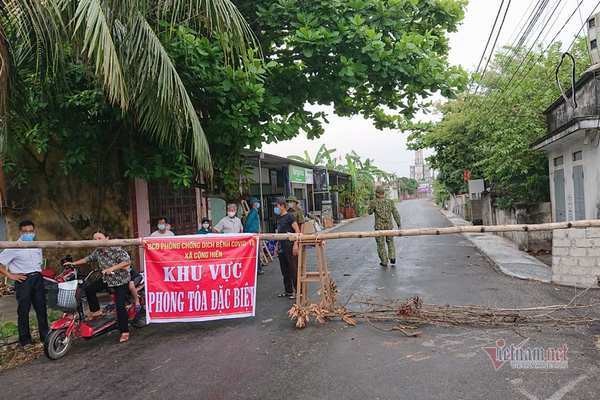 Phong toả thôn có ca nghi nhiễm mới tại Vĩnh Bảo