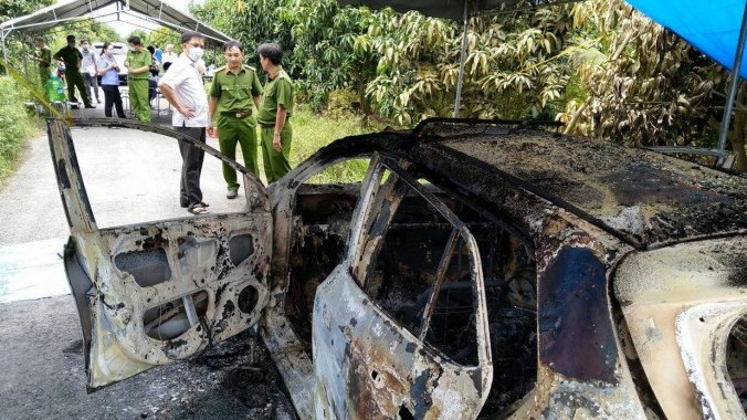 Vụ bộ xương người trên xe taxi bị cháy ở An Giang: Nguyên nhân bất ngờ