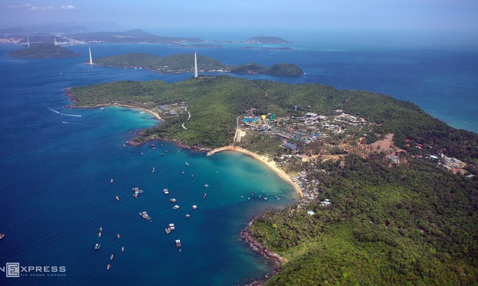 Phu Quoc Island off Kien Giang Province is seen from above, January 2021. Photo by VnExpress/Ngoc Thanh.