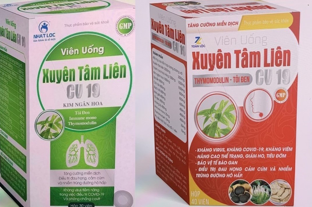 2 sản phẩm giả mạo được Cục An toàn thực phẩm, Bộ Y tế cảnh báo