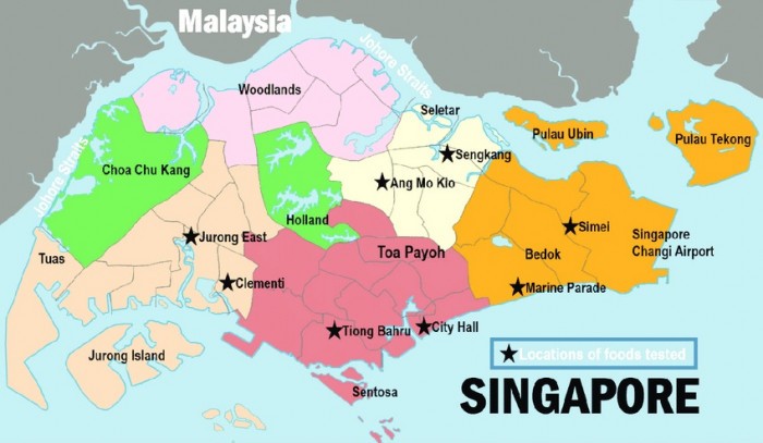 Diện tích của Singapore chỉ có 728,6 km².
