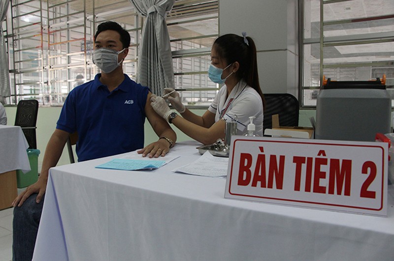 Hậu Giang đang triển khai tiêm vaccine phòng Covid-19, đợt 3.