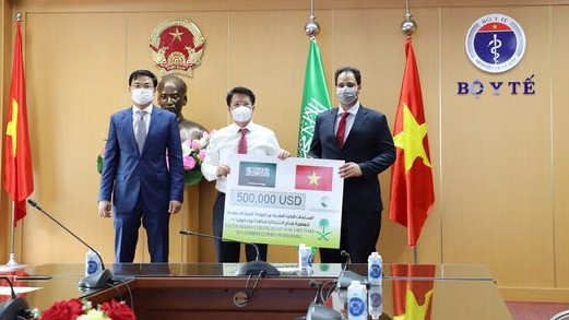 A rập Xê-út viện trợ 500.000 USD cho Việt Nam phòng, chống dịch