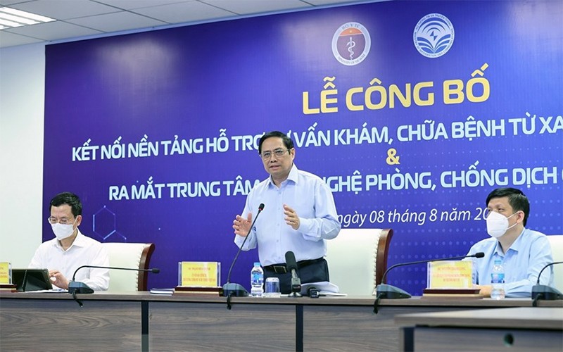 Thủ tướng Phạm Minh Chính phát biểu tại buổi lễ.