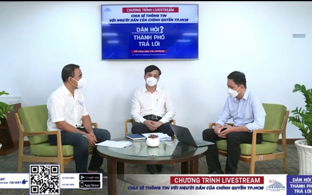 Quang cảnh chương trình Livestream 