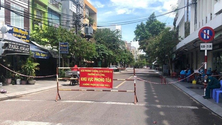 Phong tỏa tạm thời 5 phường của thành phố Quy Nhơn