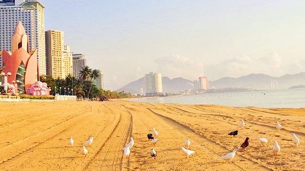 Nha Trang in a calm sea season