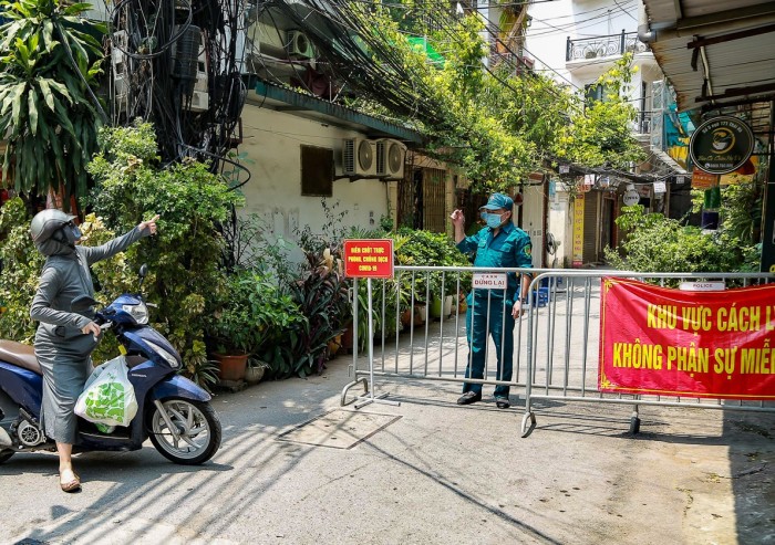 Một điểm đã từng bị phong tỏa tại Hà Nội