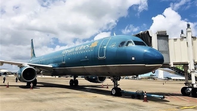 Vietnam Airlines operates seven flights on the first day of domestic flight resumption. (Illustrative image/Photo: via VNA)