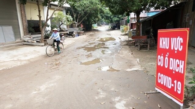 Huyện Mê Linh phát hiện 12 ca nhiễm Covid-19 tại một công ty ở Khu công nghiệp Quang Minh (Ảnh minh họa)