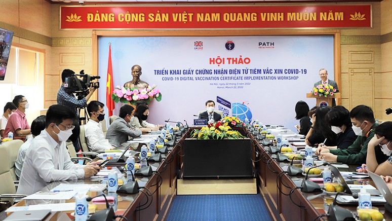Chứng nhận điện tử tiêm vaccine phòng Covid-19 của Việt Nam theo tiêu chuẩn quốc tế