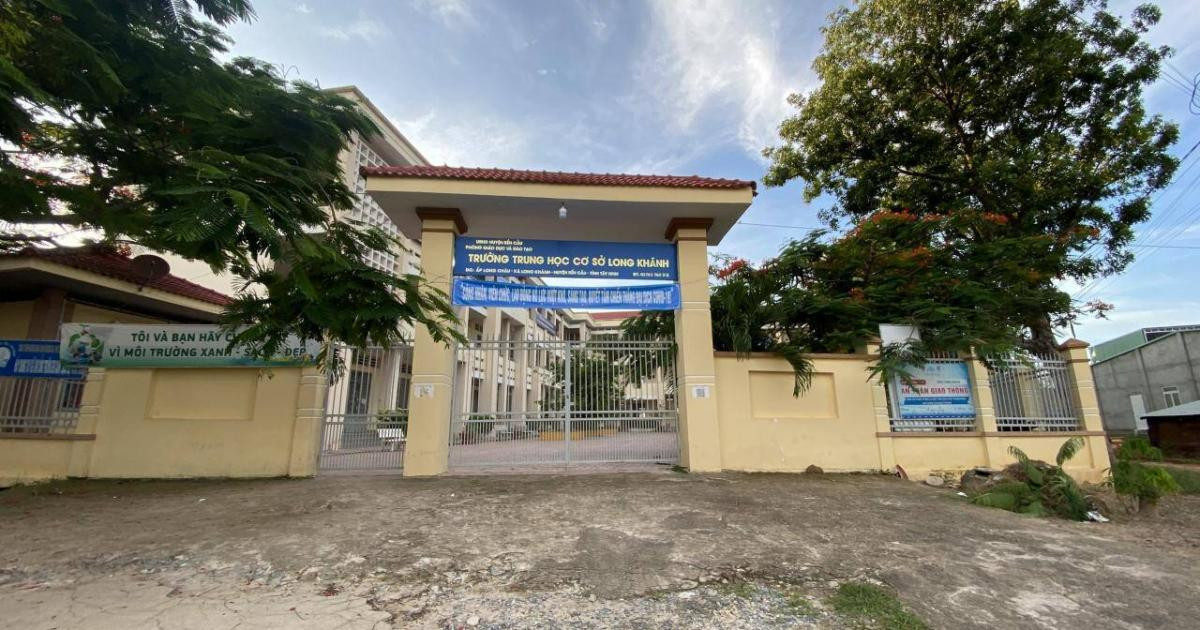 Phó hiệu trưởng trường THCS ở Tây Ninh bị tố sàm sỡ nữ sinh lớp 9