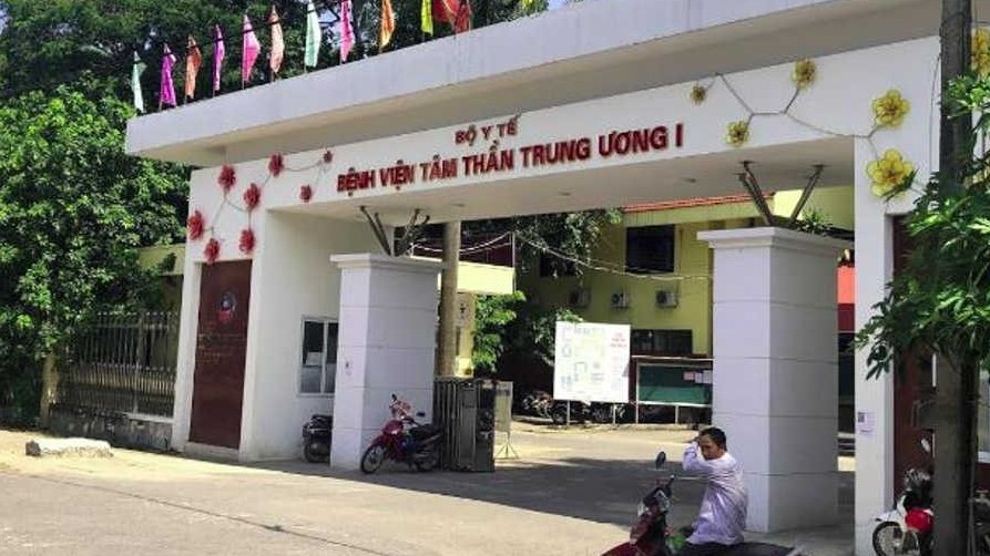 Bệnh viện tâm thần Trung ương I – nơi xảy ra vụ việc bệnh nhân tổ chức sử dụng ma túy.