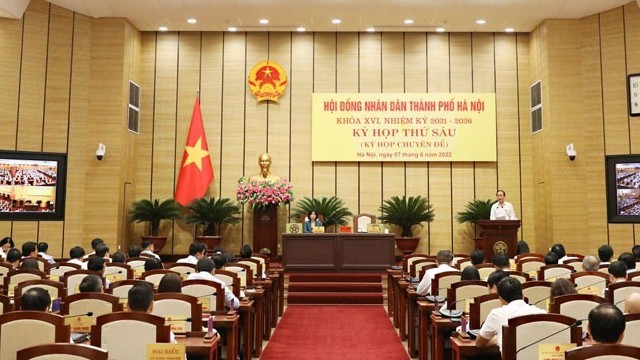 Hội đồng nhân dân thành phố Hà Nội tổ chức kỳ họp thứ 6 (kỳ họp chuyên đề).