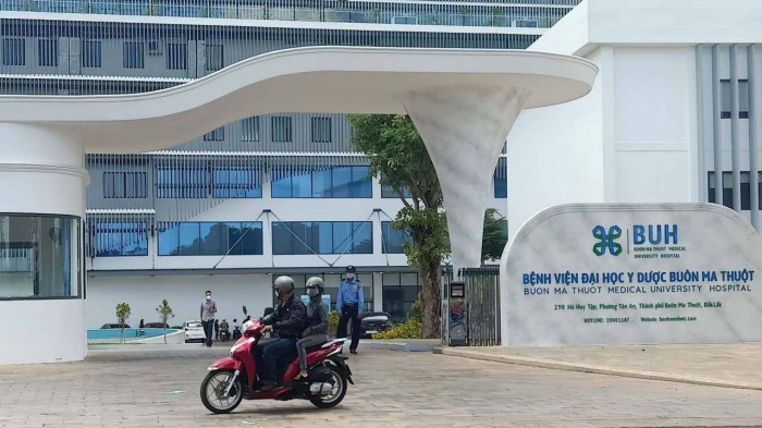 Bệnh viện Đại học Y dược Buôn Ma Thuột, nơi xảy ra vụ việc. Ảnh: N.H