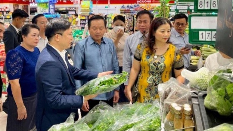 Doanh nghiệp Lào muốn đưa nông sản, hàng hóa vào hệ thống siêu thị Hà Nội