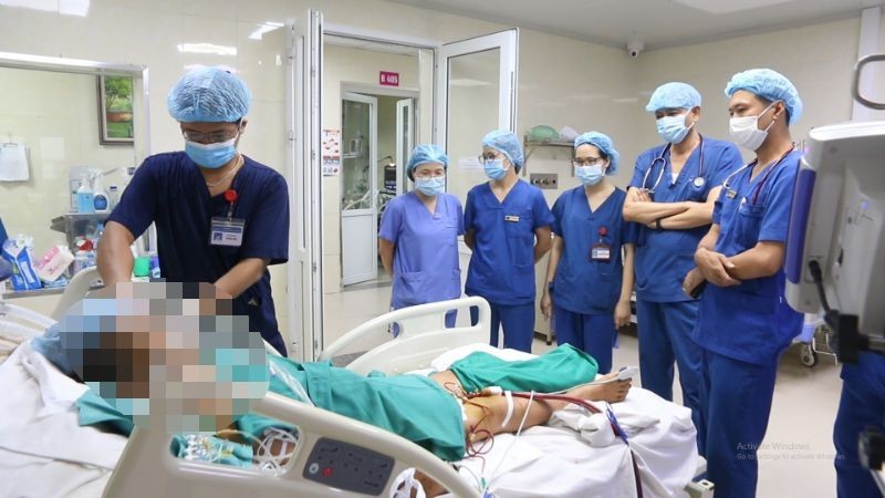 Bệnh nhân được can thiệp ECMO.