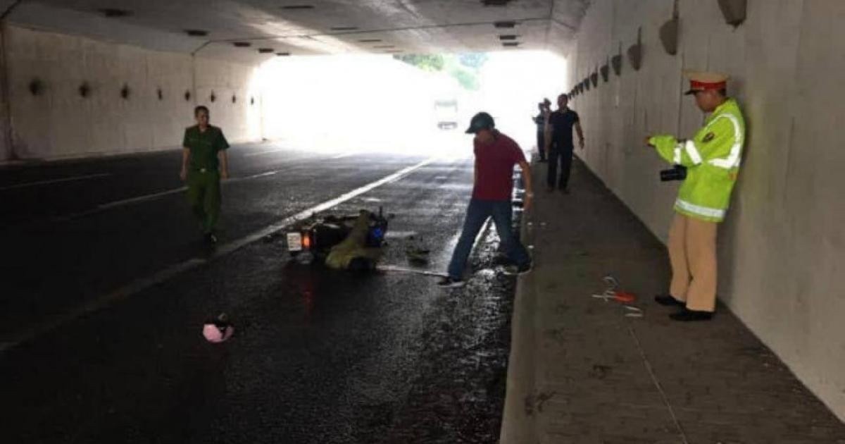 Một vụ TNGT xảy ra tại hầm chui Đại lộ Thăng Long (ảnh minh hoạ)
