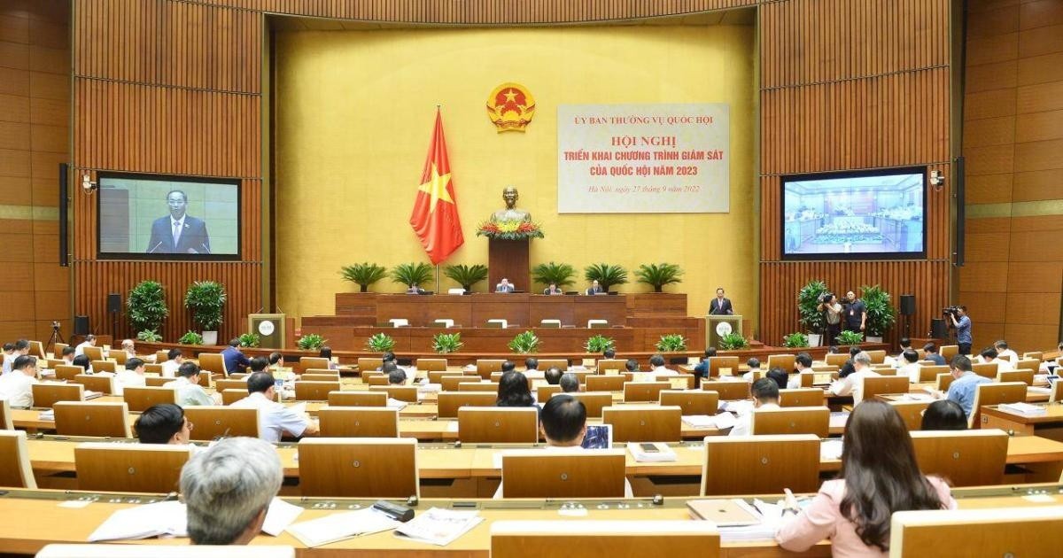 Hội nghị triển khai Chương trình giám sát Quốc hội năm 2023