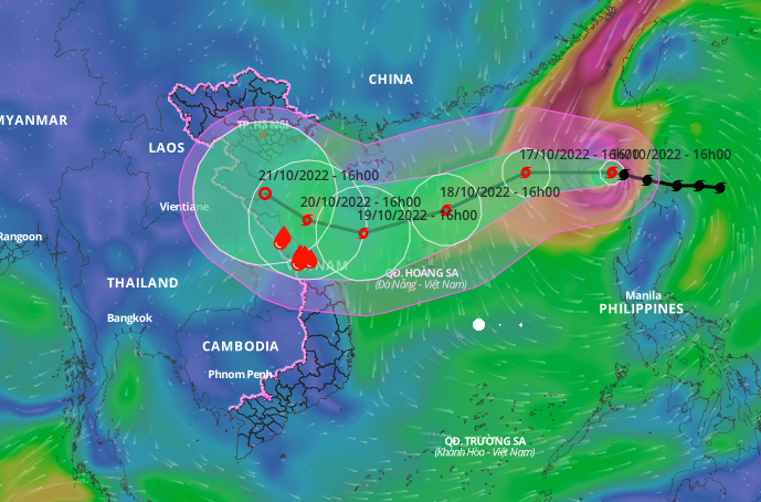 Storm Nesat enters East Sea with 117 kph winds