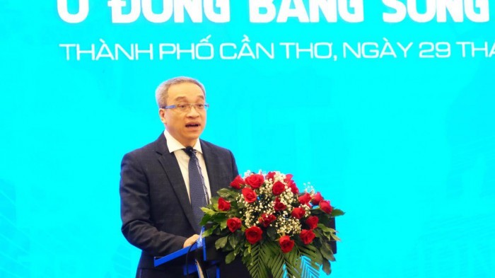 Ông Phan Tâm, Thứ trưởng Bộ TTTT phát biểu tại hội thảo.