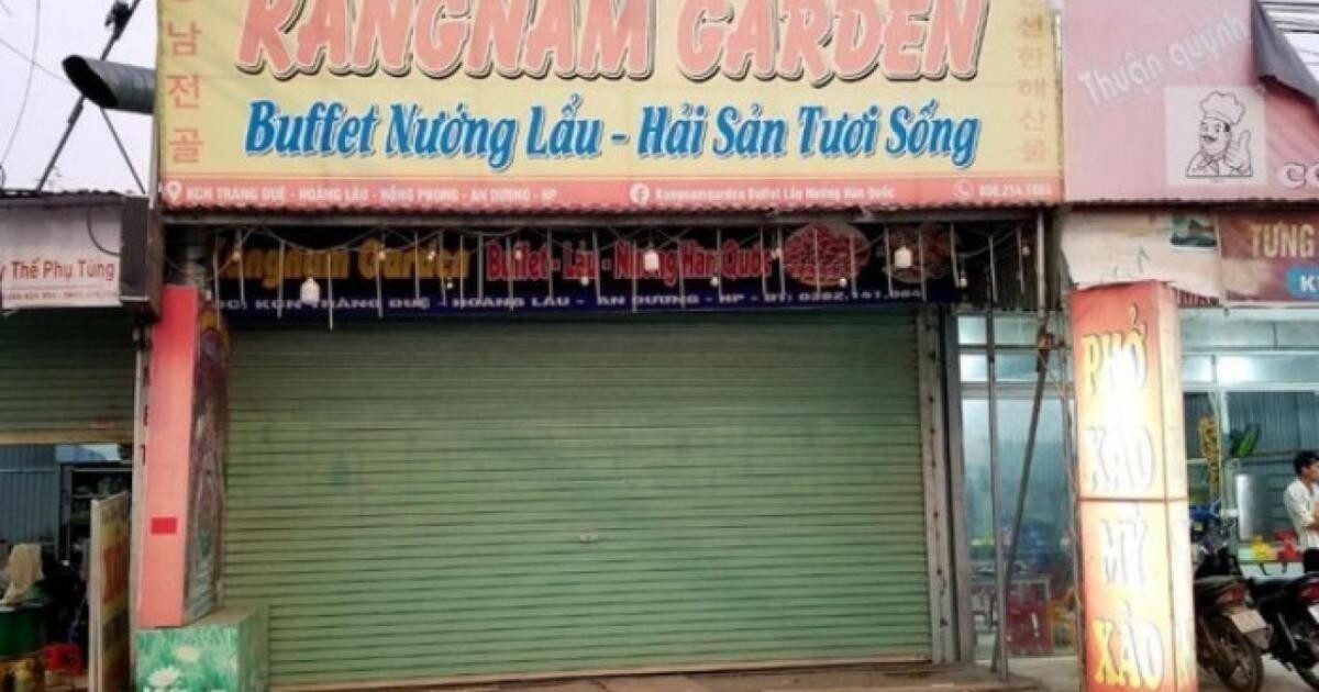 Quán ăn Kangnam Garden đã đóng cửa sau khi xảy ra vụ nổ bình gas